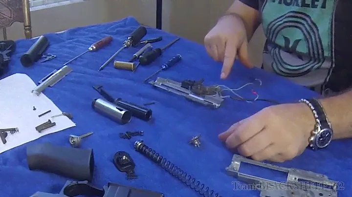 APS M4 - Complete Gearbox Guide (takedown-assembly)