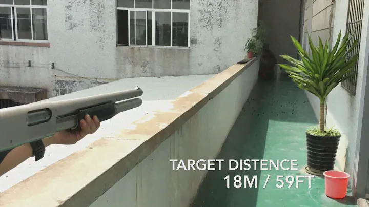 Cam MKII Co2 gas bolt shotgun shooting test