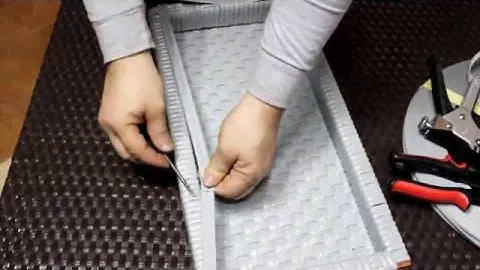 Пример плетения полиротанга