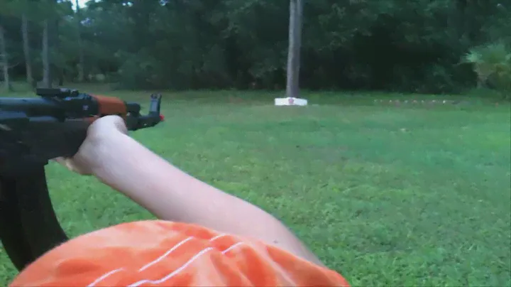 APS AK74 Full metal Real Wood shooting test